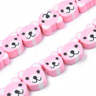 Handmade Polymer Clay Bead Strands CLAY-S096-004-01I-1