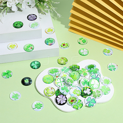 50Pcs Glass Cabochons FIND-SP0005-80-1