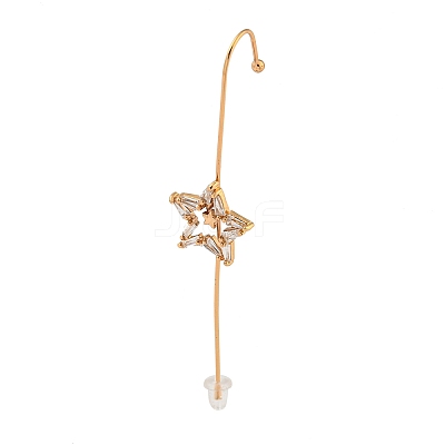 Rhinestone Stud Earring EJEW-G378-01G-1
