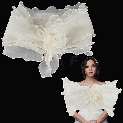 Chiffon Shawl AJEW-WH20054-037B-1