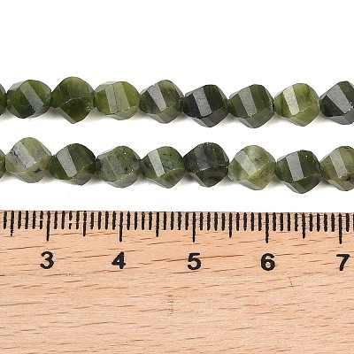 Natural Chinese Jade Beads Strands G-P611-C25-01-1