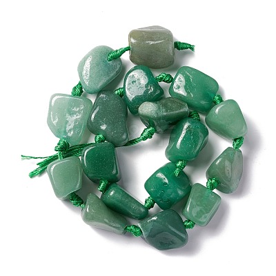 Natural Green Aventurine Beads Strands G-B024-10-1