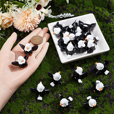 20Pcs Resin Eagle Display Decorations DJEW-SP0001-41-1