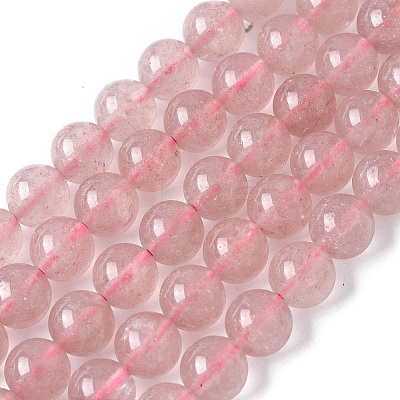 Natural Strawberry Quartz Beads Strands G-R435-03-A02-1