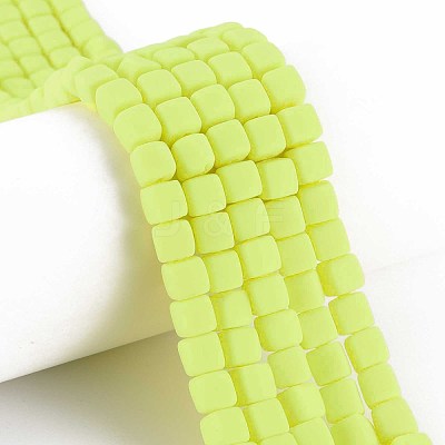 Handmade Polymer Clay Beads Strands CLAY-T020-09H-1
