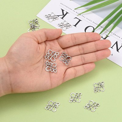 Tibetan Style Links connectors X-TIBE-4876-AS-NR-1