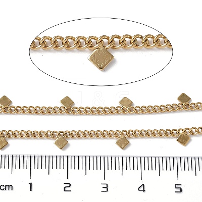 304 Stainless Steel Curb Chains CHS-L030-05G-1
