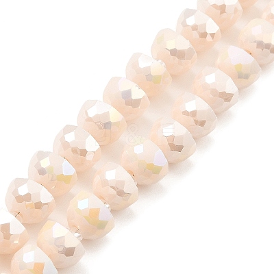 AB Color Plate Glass Beads Strands EGLA-P051-02A-B01-1