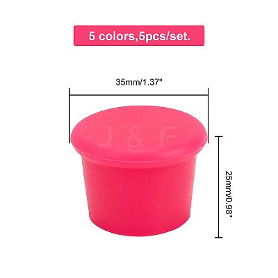 Silicone Bottle Stoppers FIND-WH0059-38-1