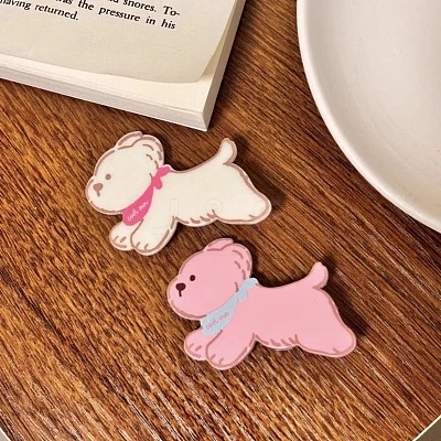 2Pcs Resin Alligator Hair Clips PW-WGBCA15-01-1