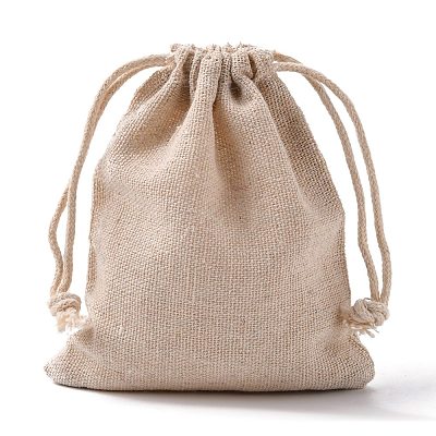 Cotton Packing Pouches Drawstring Bags ABAG-R011-10x12-1