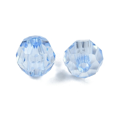Transparent Acrylic Beads OACR-Q015-02D-1