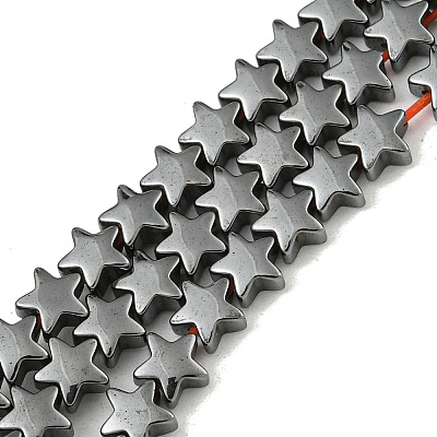 Non-magnetic Synthetic Hematite Beads Strands G-I365-18-1
