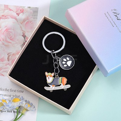 Alloy Enamel Keychains KEYC-SW00007-02-1