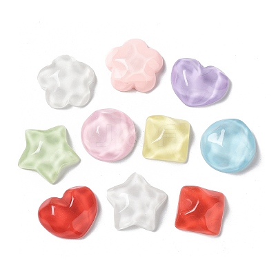 Translucent Resin Cabochons CRES-M026-26-1