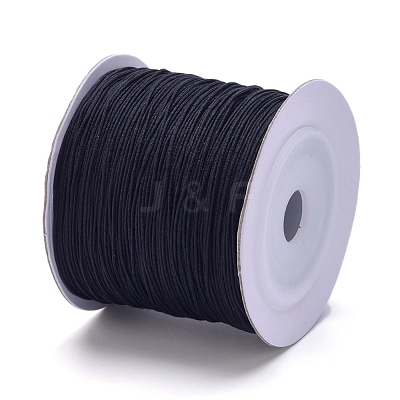 Nylon Braided Cord for Woven Jewelry Making Macrame Craft NWIR-D055-0.6mm-01-1