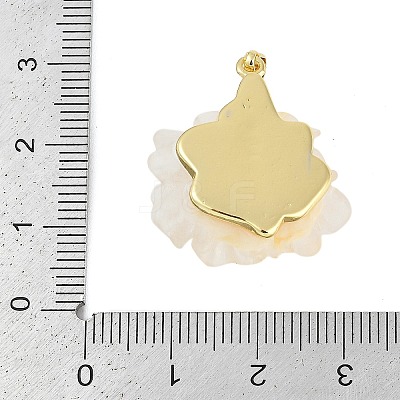 Rack Plating Brass Pendants KK-C082-15G-02-1