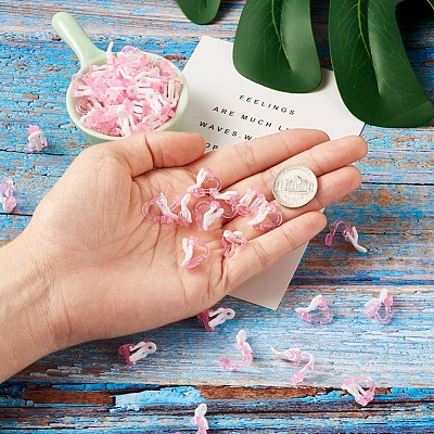 Plastic Clip-on Earring Findings FIND-Q001-02-1