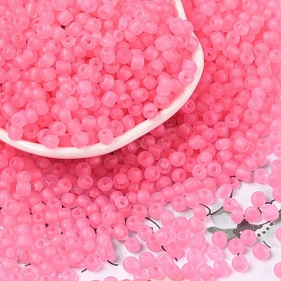 6/0 Luminous Glass Seed Beads SEED-NH0001-01O-1