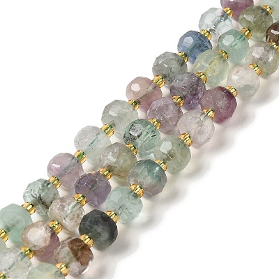 Natural Fluorite Beads Strands G-P508-A07-01-1