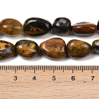 Natural Pietersite Beads Strands G-A286-A01-03-1