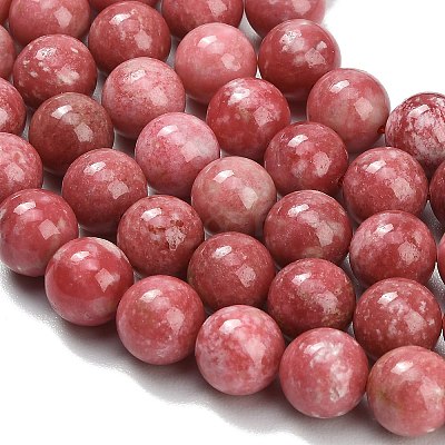 Natural Thulite Beads Strands G-C280-B17-10mm-1