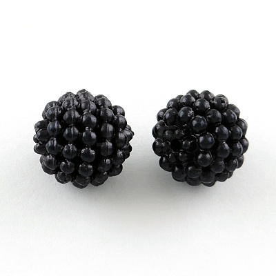 Acrylic Imitation Pearl Beads LS-MACR-R553-12mm-01-1