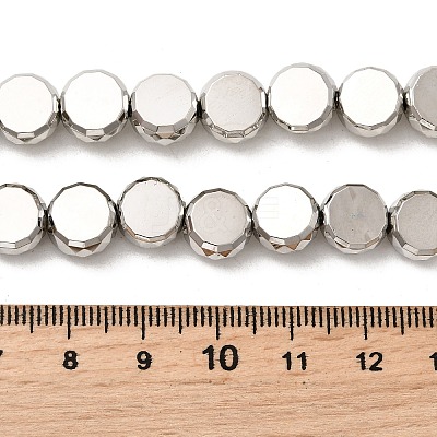 Electroplate Glass Beads Strands EGLA-F166-04C-P-1