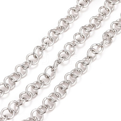 Tarnish Resistant 304 Stainless Steel Rolo Chains CHS-F011-08C-P-1