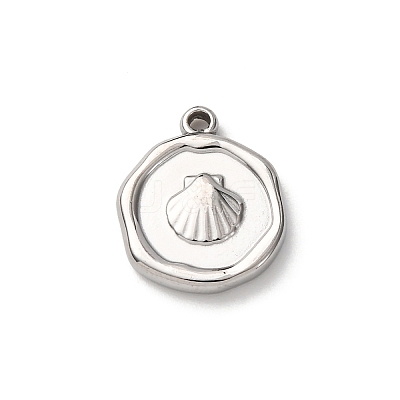 304 Stainless Steel Pendants STAS-I348-02P-04-1