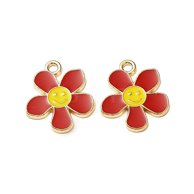 Alloy Enamel Pendants ENAM-C009-01G-04-1