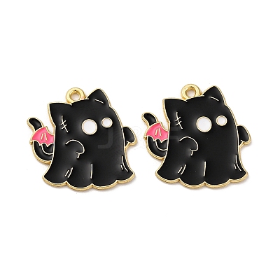 Halloween Alloy Enamel Pendants STAS-I354-01G-F-1