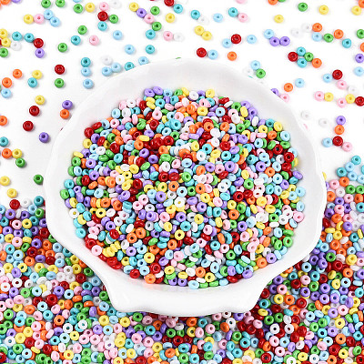 8/0 Opaque Colours Glass Seed Beads SEED-N007-05-1