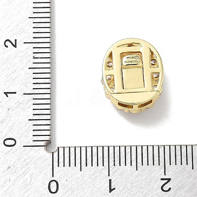 Brass Micro Pave Cubic Zirconia Pendants KK-A300-07G-01-1