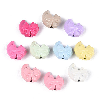 Baking Paint Alloy Beads PALLOY-T090-69-1