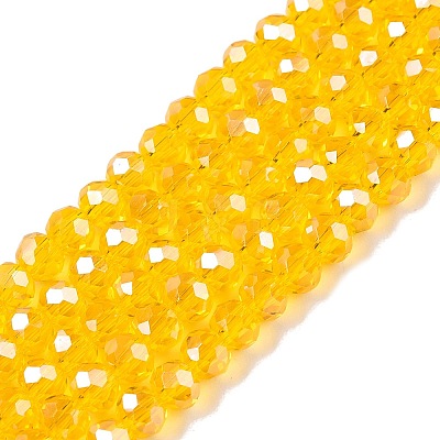 Electroplate Glass Beads Strands LS-EGLA-A044-T4mm-A05-1
