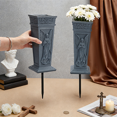 Resin Vase DIY-WH0671-370-1