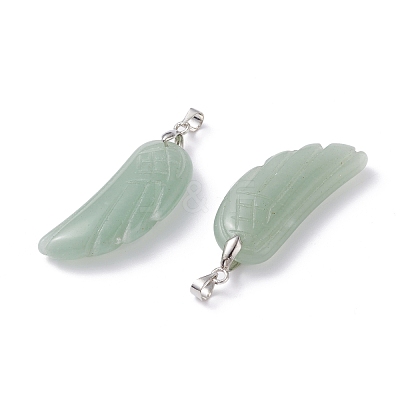 Natural Green Aventurine Pendants G-I314-01P-06-1