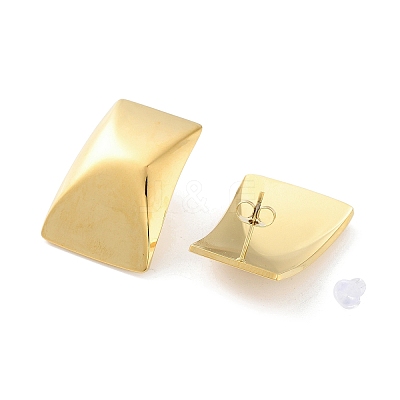 304 Stainless Steel Stud Earring EJEW-H116-01D-G-1