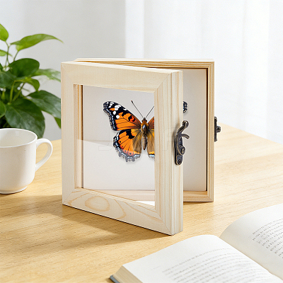 1Pc Wood Storage Display Cases CON-GA0001-42-1
