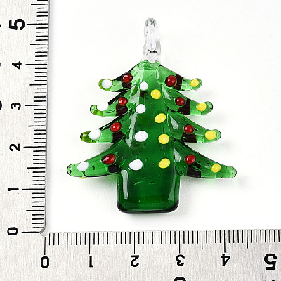 Handmade Lampwork Pendants LAMP-T023-12C-1