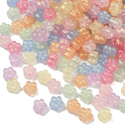 Luminous Transparent Acrylic Beads X-OACR-B031-14-1
