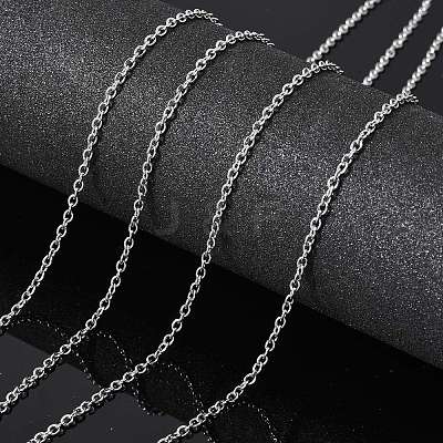 Tarnish Resistant 304 Stainless Steel Cable Chains X-CHS-Q001-13-100m-1