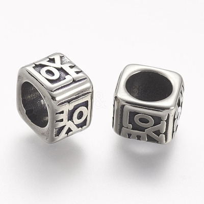 304 Stainless Steel Beads STAS-K132-091AS-1