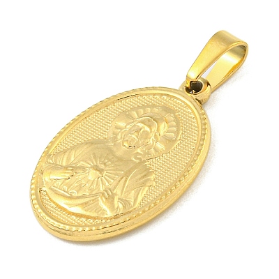 Ion Plating(IP) 304 Stainless Steel Pendants LS-STAS-B071-02A-06G-1