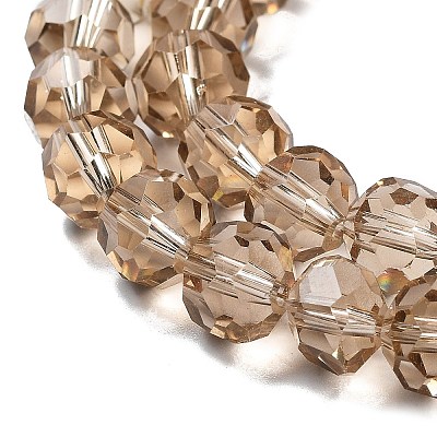 Transparent Glass Bead Strands GLAA-G013-10mm-90-1