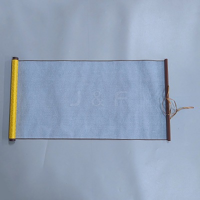 Non-woven Fabric with Plastic with Polyester with Iron Chinese Calligraphy Brush Water Writing Magic Cloth AJEW-WH0609-472C-1