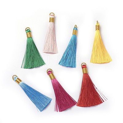 Polyester Tassel Pendants FIND-I009-D01-1
