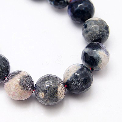 Natural Fire Crackle Agate Beads Strands G-D210-4mm-M2-1