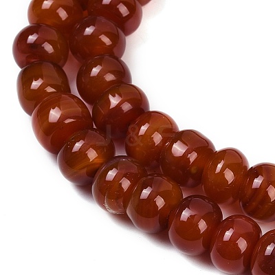 Dyed Natural Agate Beads Strands G-U030-A01-02-1